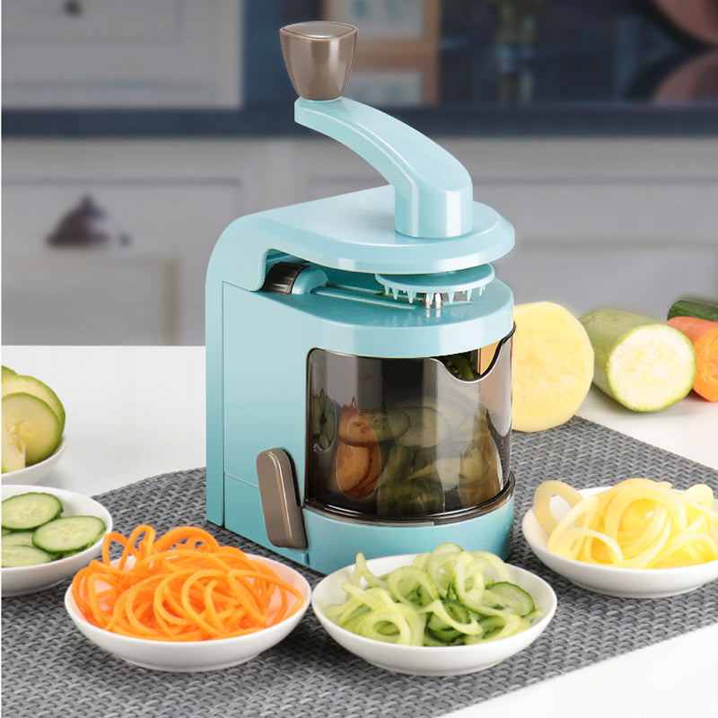 Top Chef Spiralizer Hand Cranked Salad Maker is ready Vista Shops