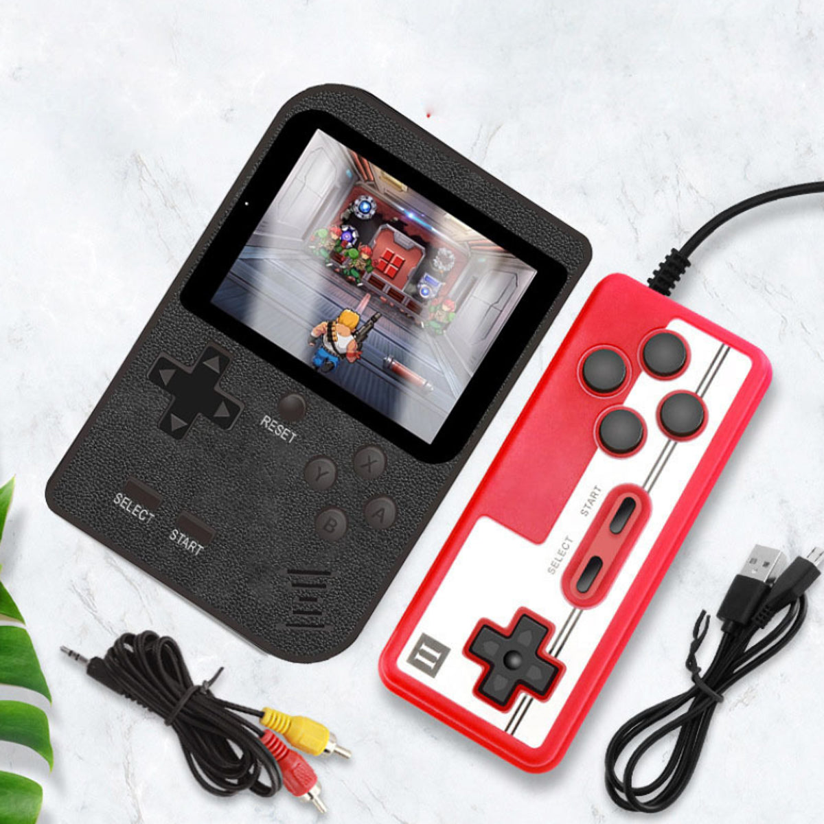 Portable Game Pad With 400 Games Included + Additional Player Controller Vista Shops