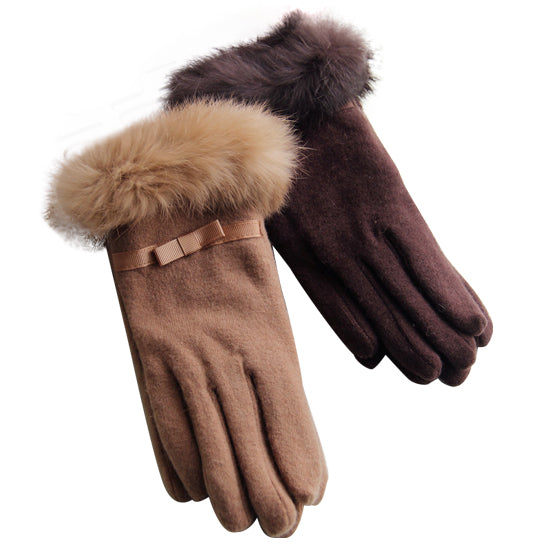 Kitten Mittens Faux Fur Lining Touch Smart Gloves Vista Shops