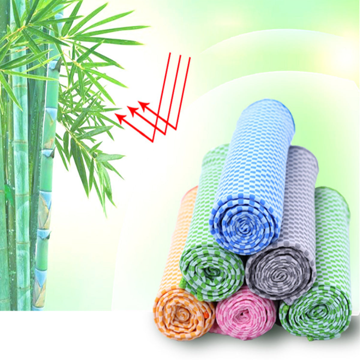 Natura Super Cool Bamboo Towel In A Bottle - 2 PK Vista Shops