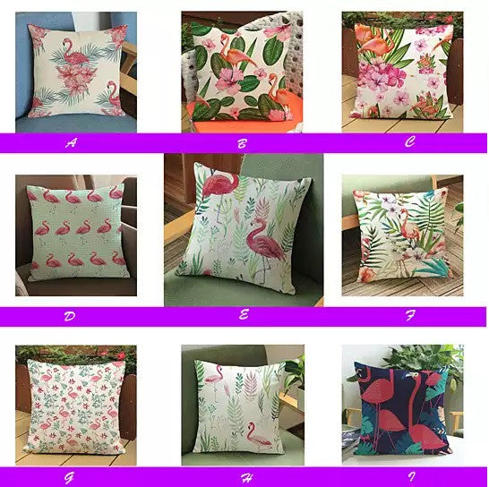 Fabulous Flamingos Cushion Covers Vista Shops