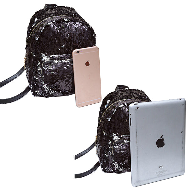 Let it Twinkle Sequin Backpack Pretty and Practical Vista Shops