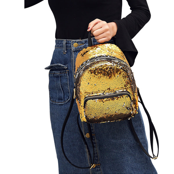 Let it Twinkle Sequin Backpack Pretty and Practical Vista Shops