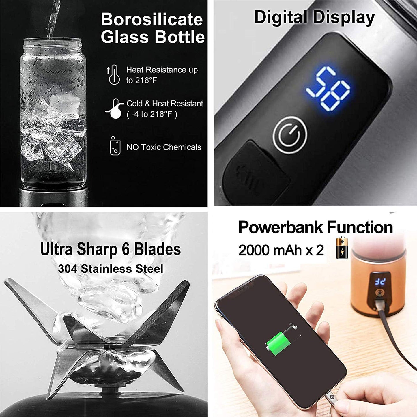 JuiceUp N Go Quick Portable Juicer And Smoothie Blender Vista Shops
