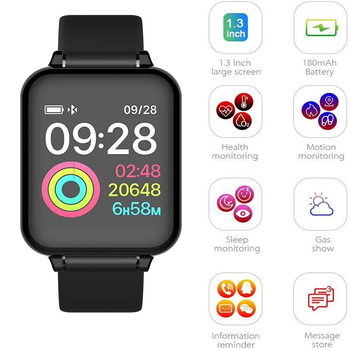 Smart Fit Total Wellness And Sports Activity Watch Vista Shops