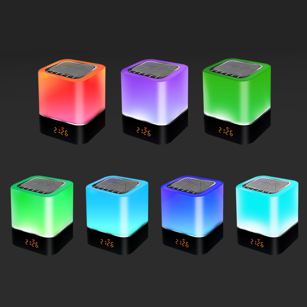 Sweet Dreams Speakers In 7 Changeable Mood Color Touch Lamp+ Phone Charger Vista Shops