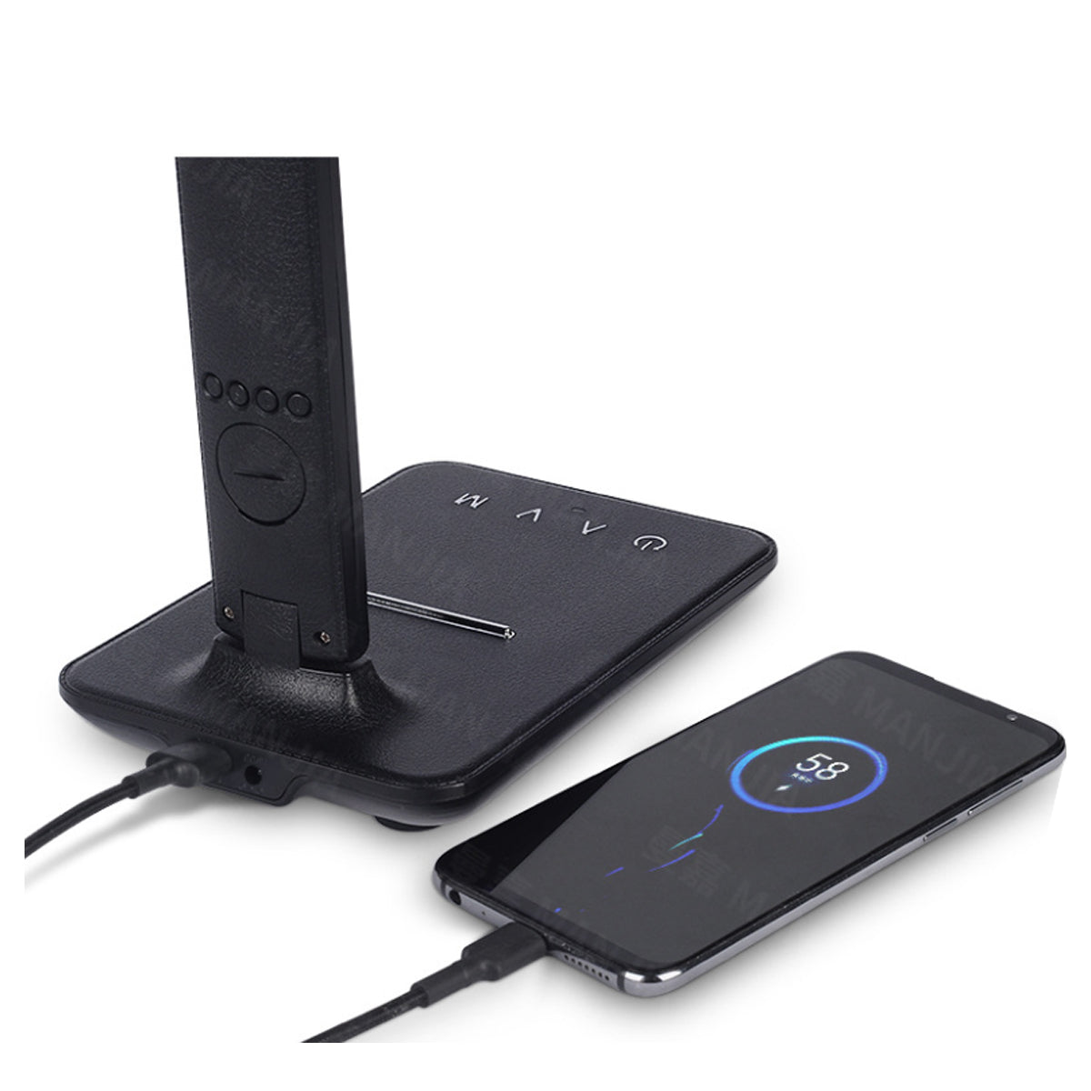 Lamp Plus 3 in 1 Lamp With Phone Charger, Clock And Thermostat Vista Shops