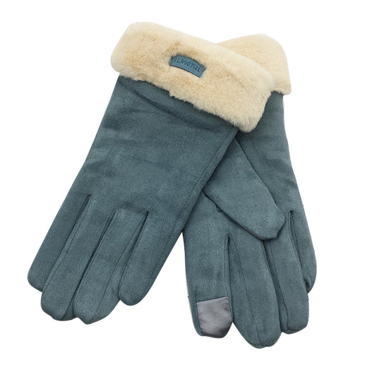 Chic Vibe Suede Smart Touch Gloves Vista Shops