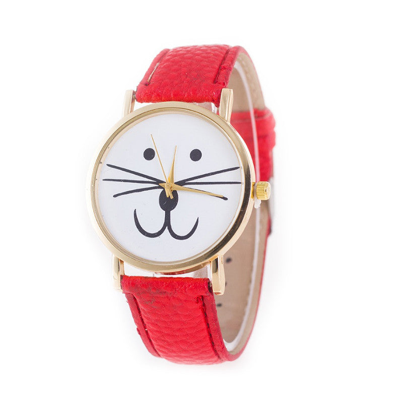 Mr. Whiskers Cat Watches 9 lives And 9 colors Vista Shops