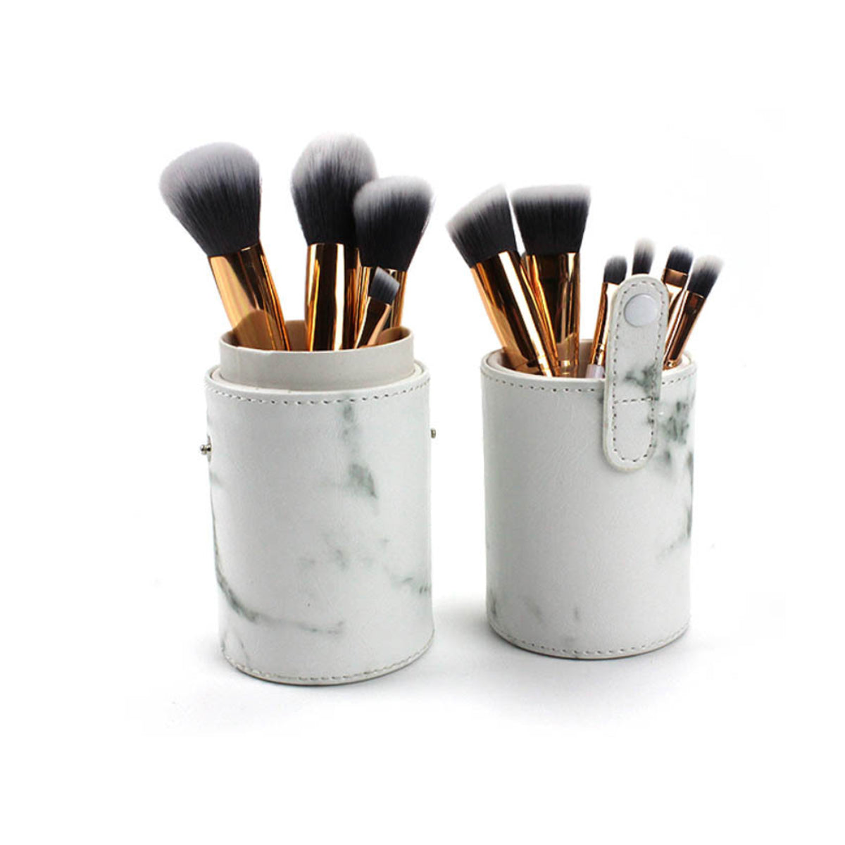 La Canica 10 In 1 Makeup Brush Set With Travel Friendly Container Vista Shops