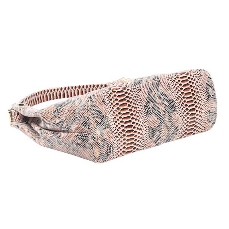 Resort Snake Skin Print Handbag VistaShops