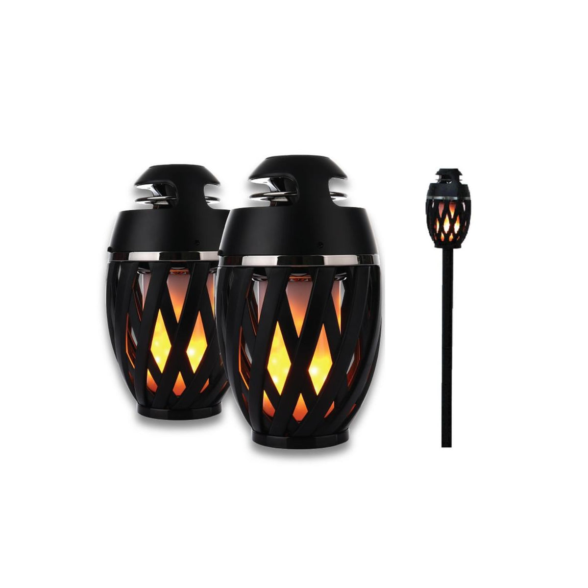 Tiki Tiki To To Outdoor LED Torch With Bluetooth Speaker Vista Shops