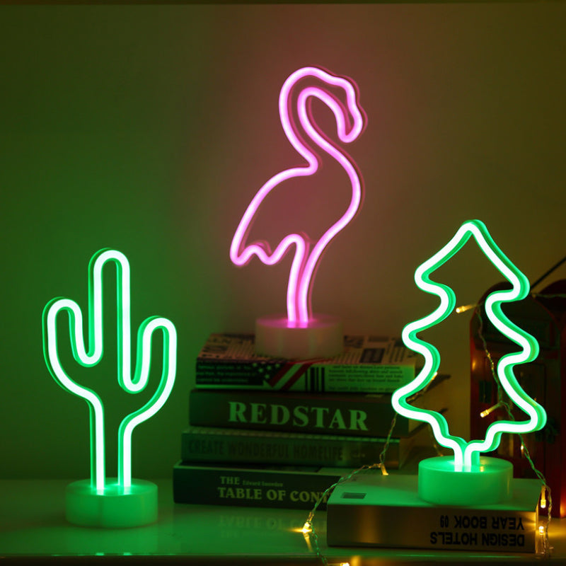 Tropical Nights Neon Deco Lights With Remote Control Vista Shops