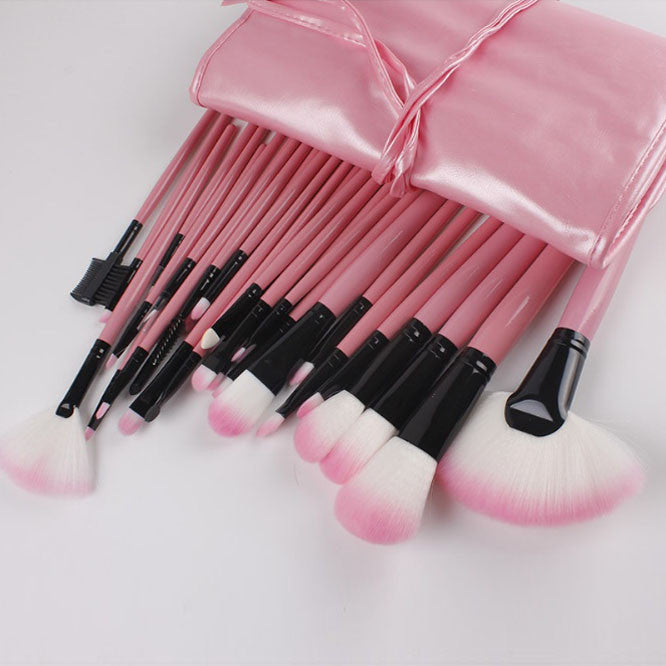 Sculptor 32 Piece High Quality Wooden Makeup Brush Set Vista Shops