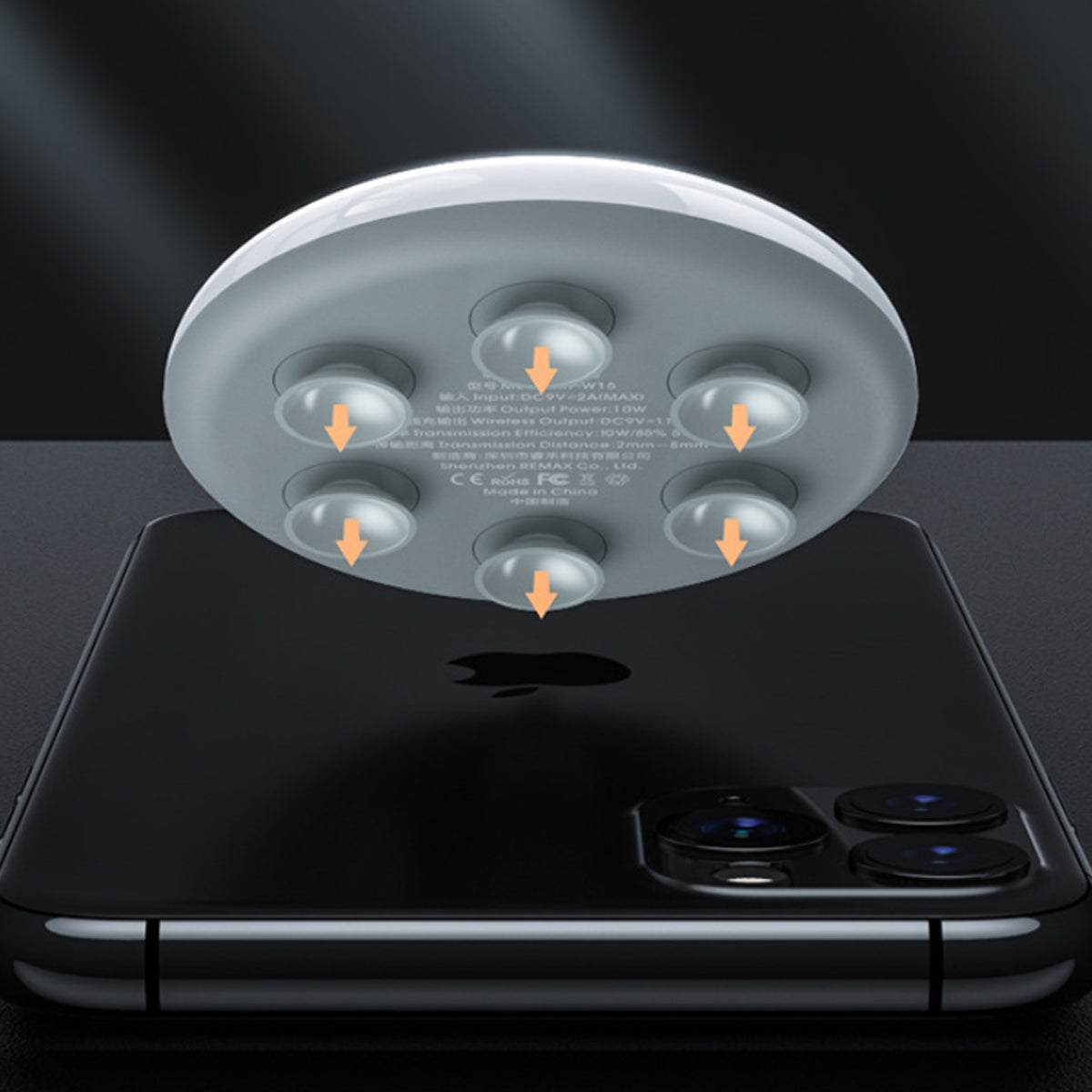 Superfast Ultra Thin And Round Wireless Charger Vista Shops