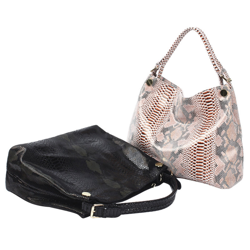 Resort Snake Skin Print Handbag VistaShops
