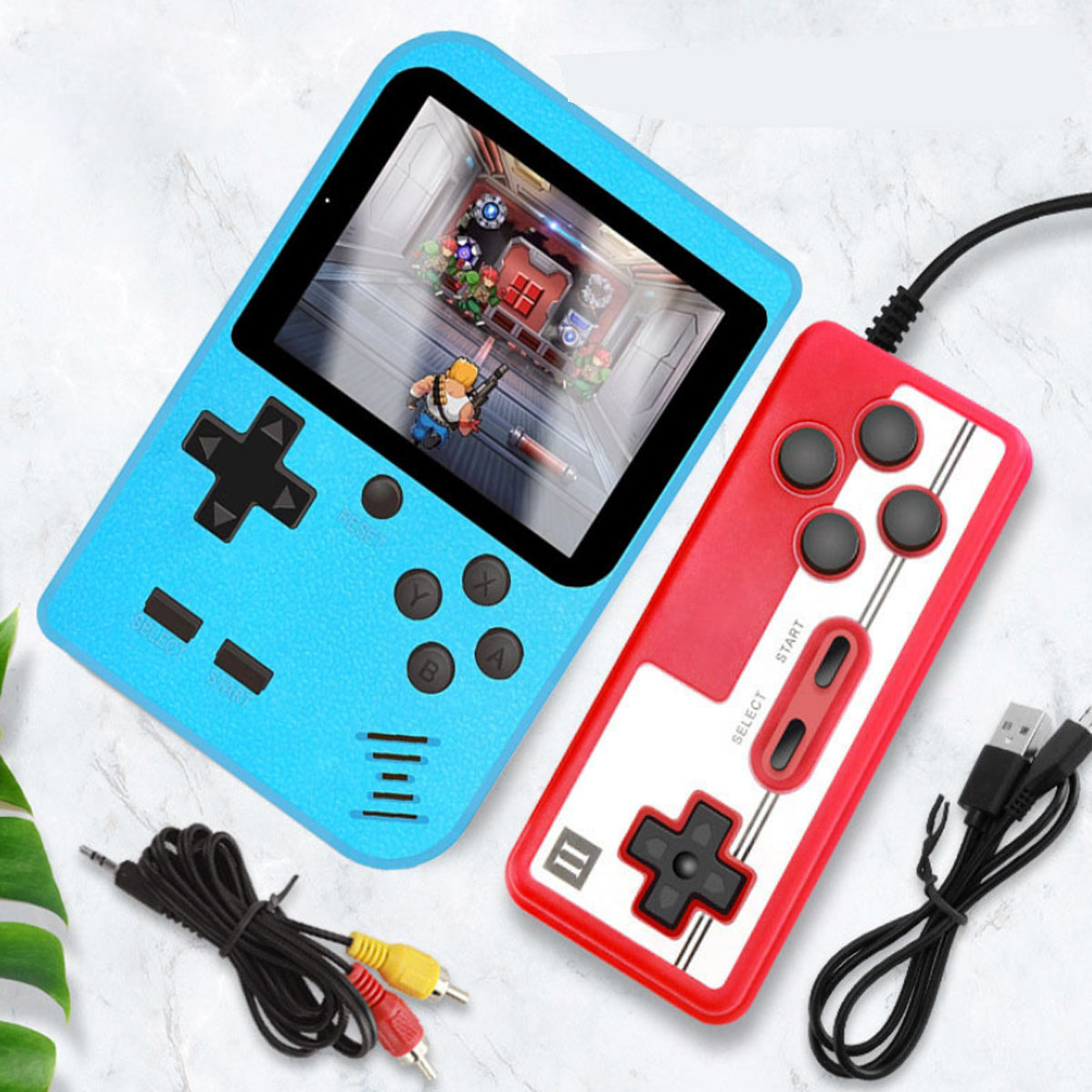 Portable Game Pad With 400 Games Included + Additional Player Controller Vista Shops