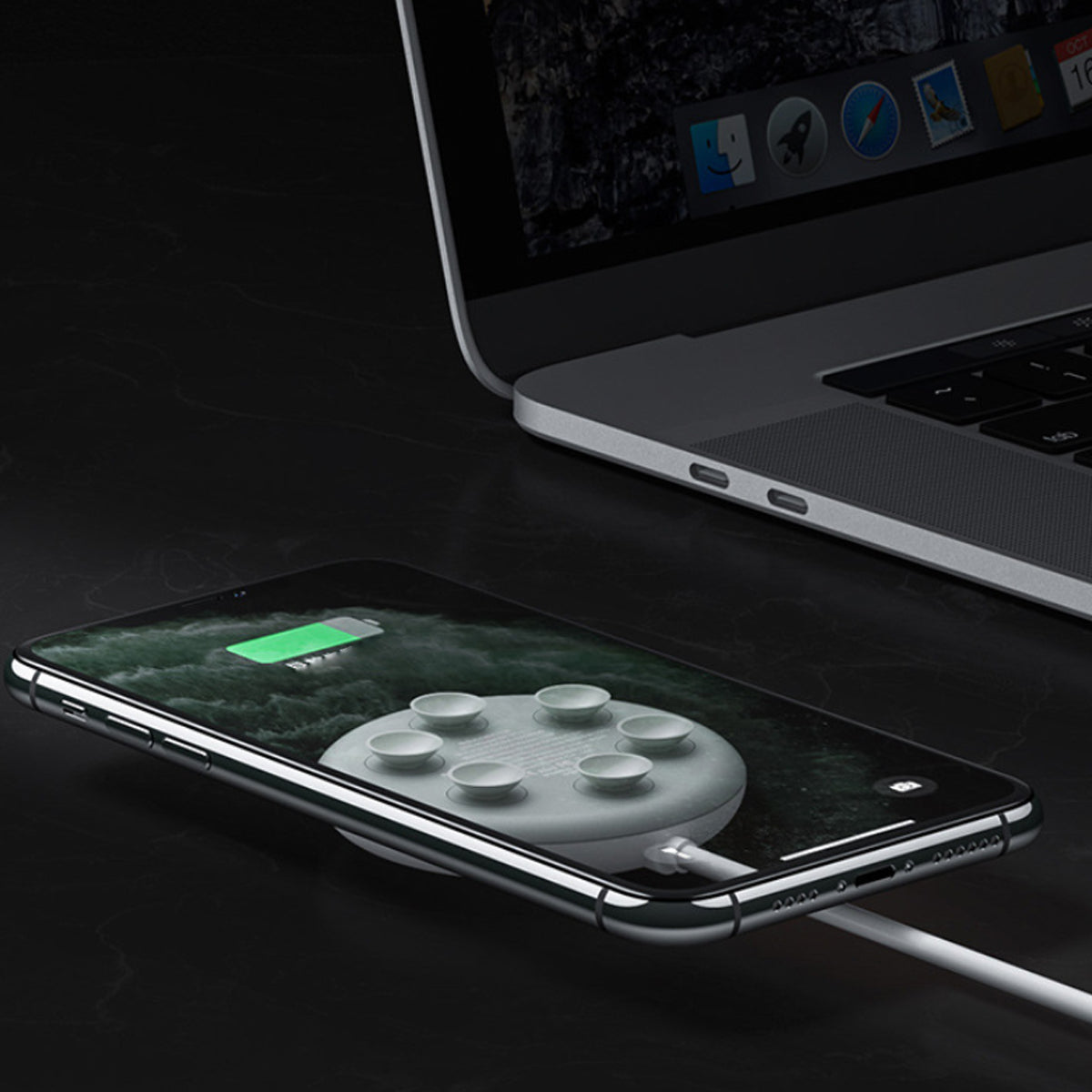 Superfast Ultra Thin And Round Wireless Charger Vista Shops