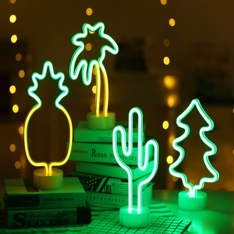 Tropical Nights Neon Deco Lights With Remote Control Vista Shops