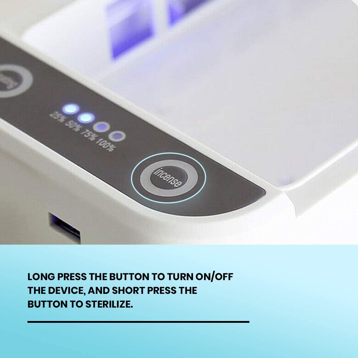 SaniCharge 3 in 1 Sanitize And Charge Your Cellphone Also Enjoy Aromatherapy Vista Shops