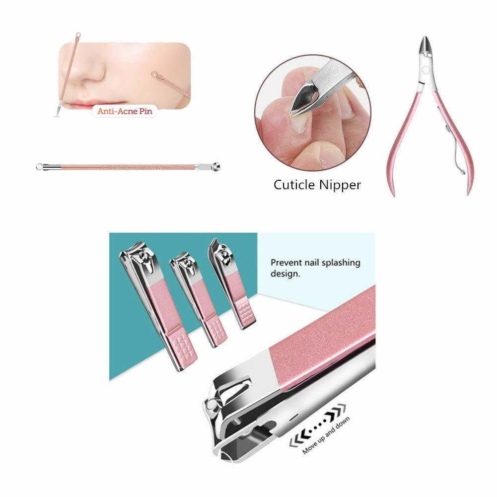 18 In 1 Lovely Lady DIY Manicure Pedicure Tool Set Vista Shops
