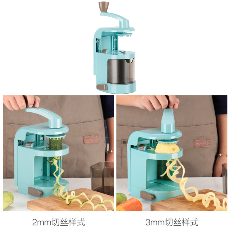 Top Chef Spiralizer Hand Cranked Salad Maker is ready Vista Shops