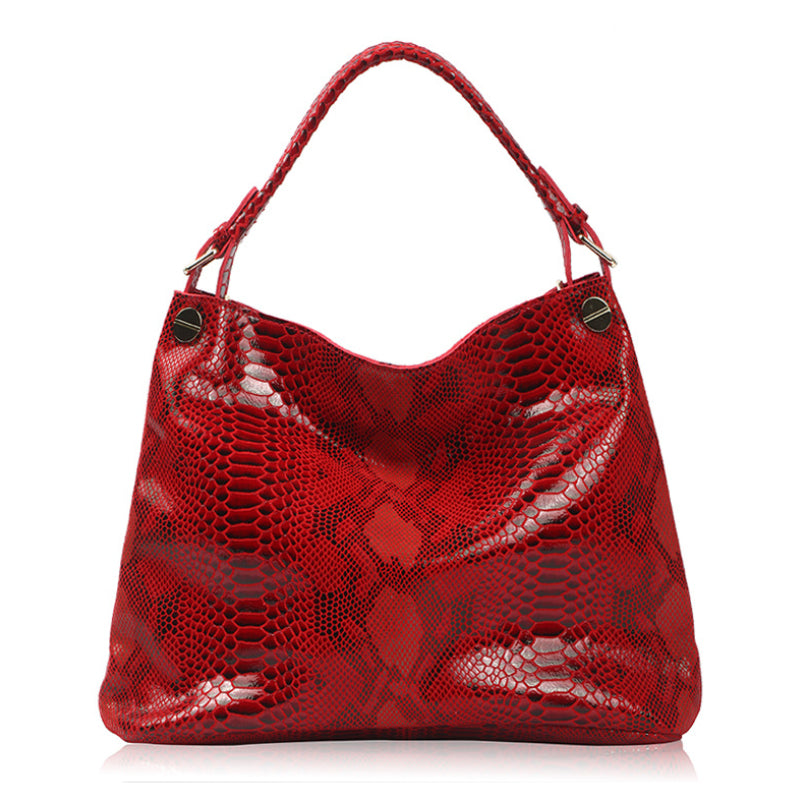 Resort Snake Skin Print Handbag VistaShops