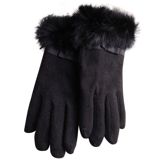 Kitten Mittens Faux Fur Lining Touch Smart Gloves Vista Shops