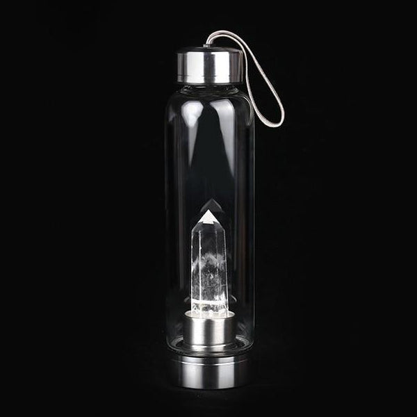 Pure Essence Natural Stone Infused Water In Glass Bottle Vista Shops