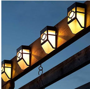 Solar Wall Light with grill box style Vista Shops