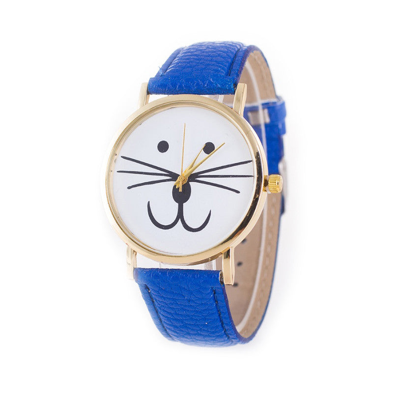 Mr. Whiskers Cat Watches 9 lives And 9 colors Vista Shops