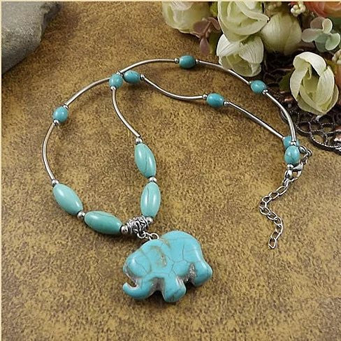 Elephanta Turquoise Necklace Vista Shops