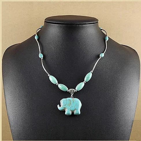 Elephanta Turquoise Necklace Vista Shops