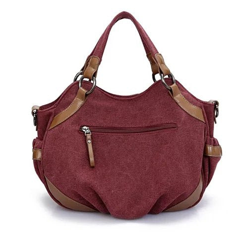 Travel Town Canvas Shoulder Bag Vista Shops