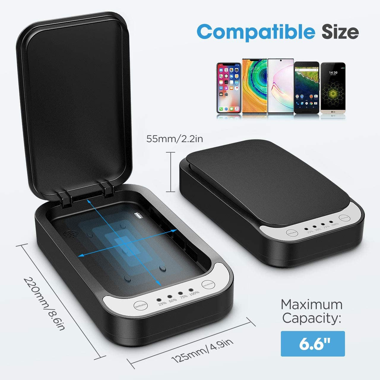 SaniCharge 3 in 1 Sanitize And Charge Your Cellphone Also Enjoy Aromatherapy Vista Shops