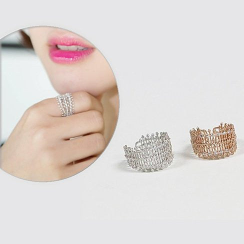 Bellezza Micro Pave Cocktail Ring Vista Shops