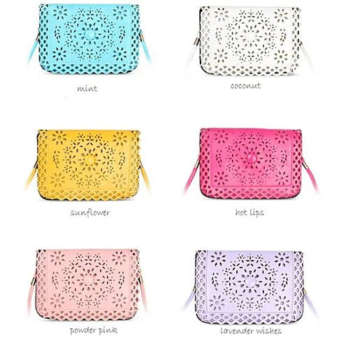 Social Butterfly A Flower And A Butterfly Filigree Design Crossbody Bag Vista Shops