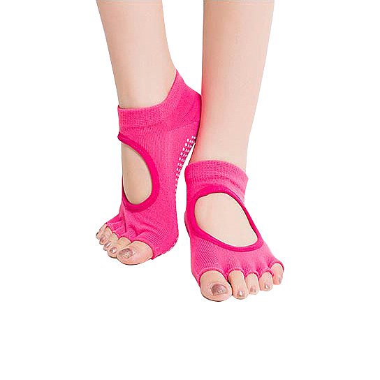 Peep Toe Yoga Socks 3 Pair Pack Vista Shops