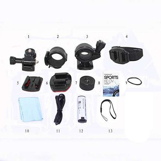 Helmet Mount Action Camera Full HD 1080P Video Vista Shops