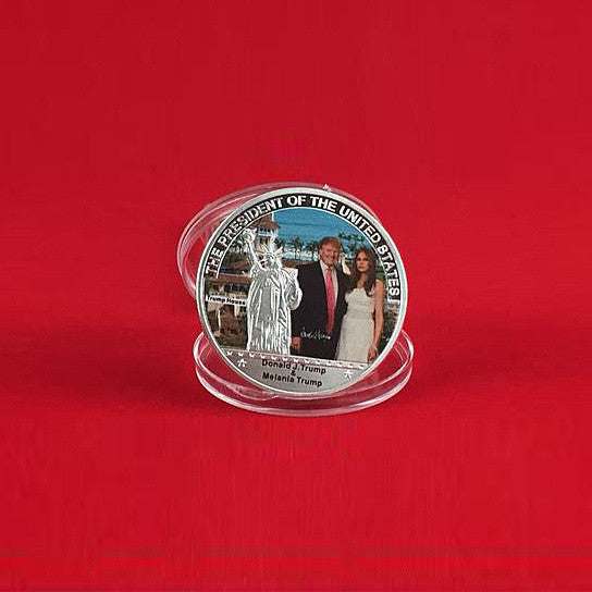 The First Couple Commemorative Coin With Donald And Melania Trump Vista Shops