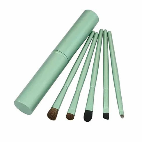 The Beautiful Traveler Makeup Brush Set in a compact Travel case Vista Shops