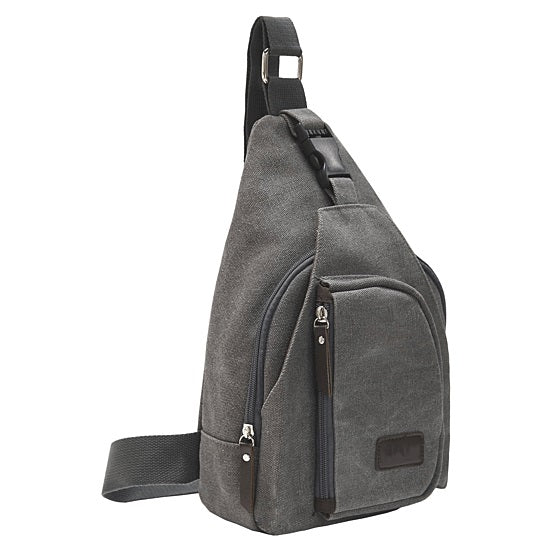 Sling Cling Cotton Canvas Messenger Bag in 5 Colors Vista Shops