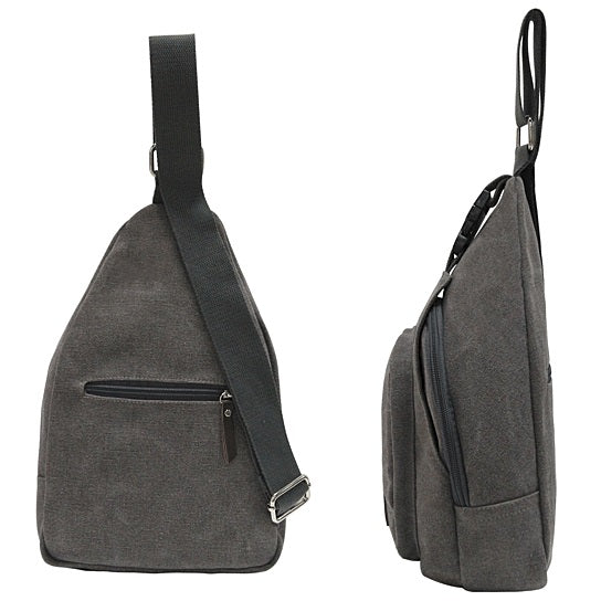 Sling Cling Cotton Canvas Messenger Bag in 5 Colors Vista Shops