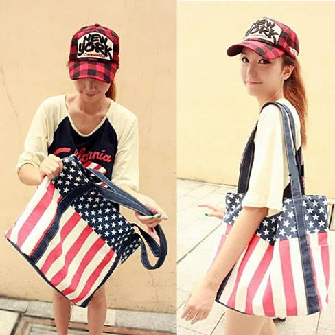 Star Spangled Canvas Bag Vista Shops