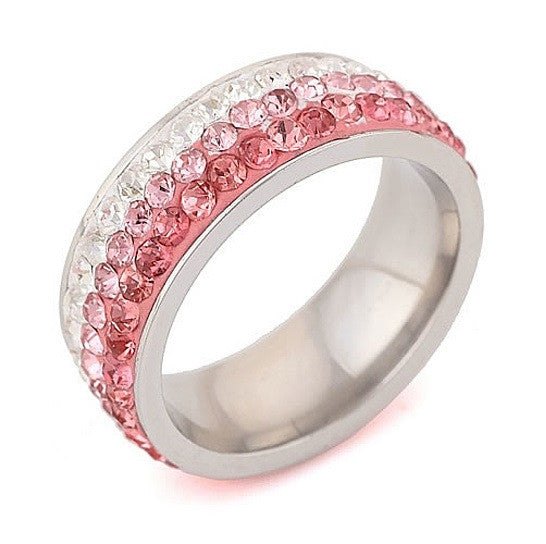 Cocktail & Mocktail Rings CZ Crystals With Ombre Effect Vista Shops