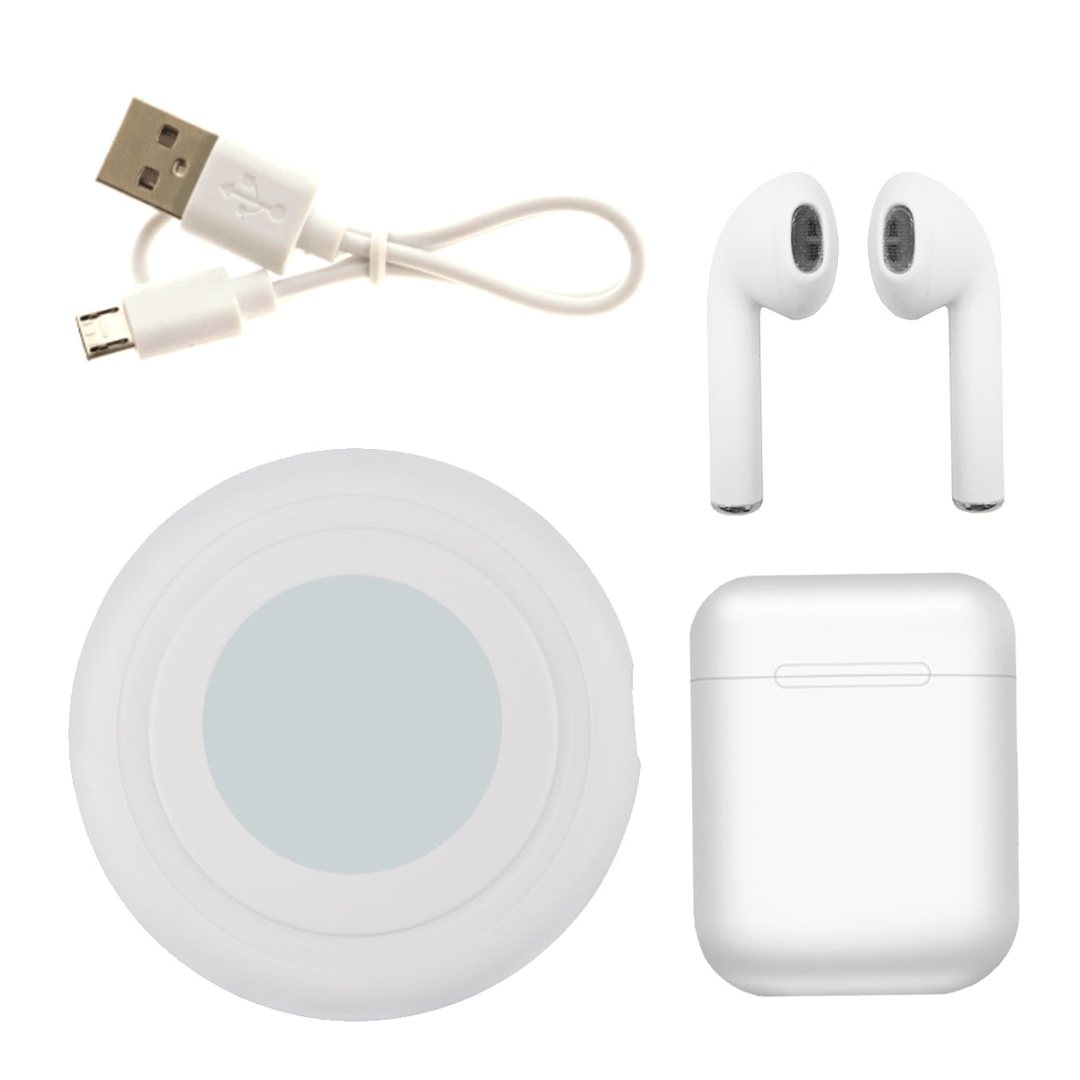Bluetooth Earpods With Wireless Pad Vista Shops