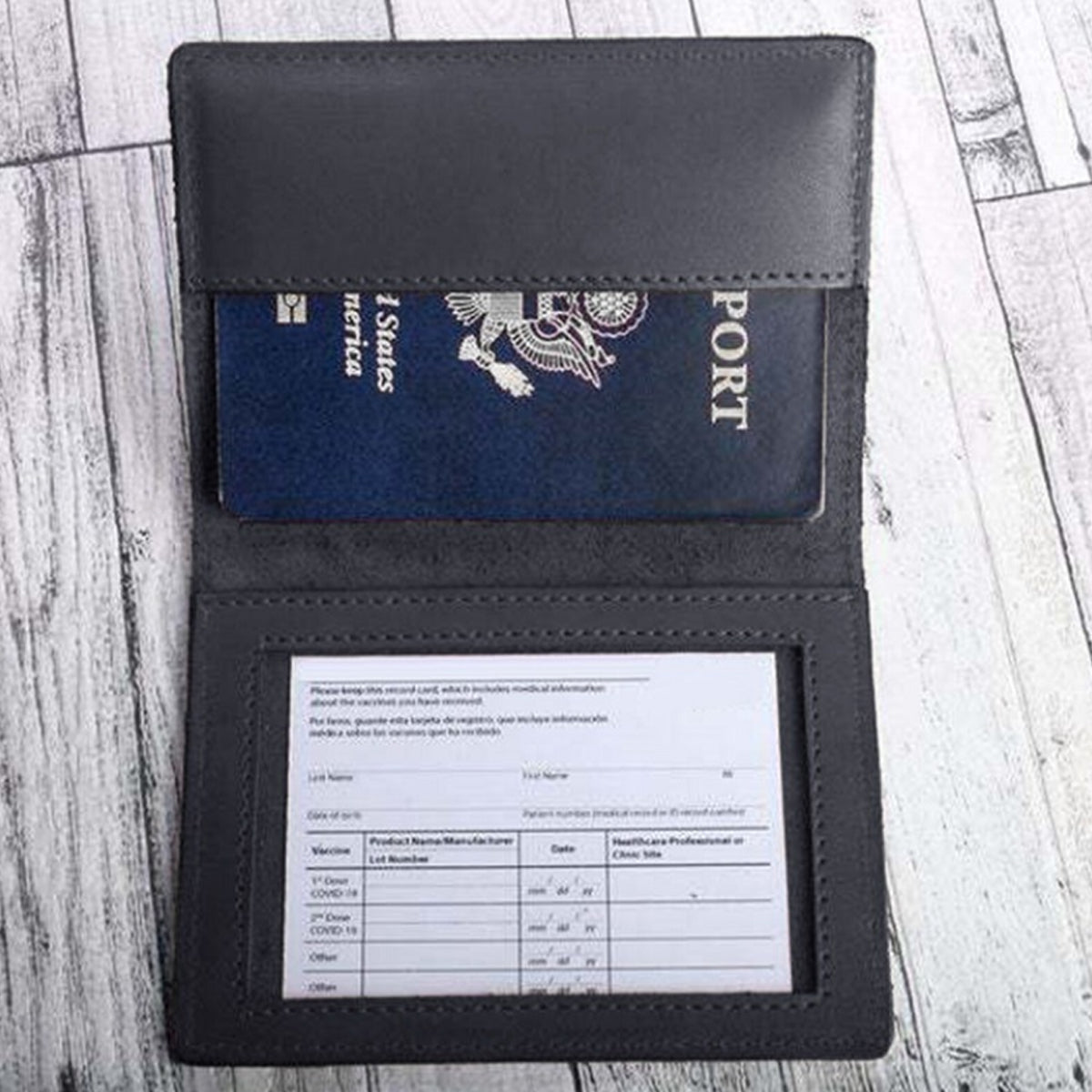 VIP 3 In 1 Card Holder For Vaccination Card, ID And Passport Vista Shops
