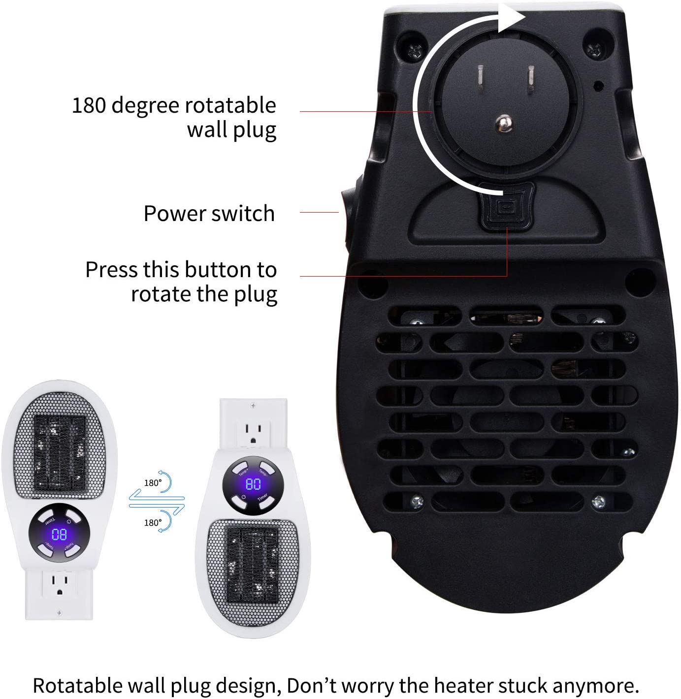 Personal Space Mini Heat Blaster With Remote Control Vista Shops