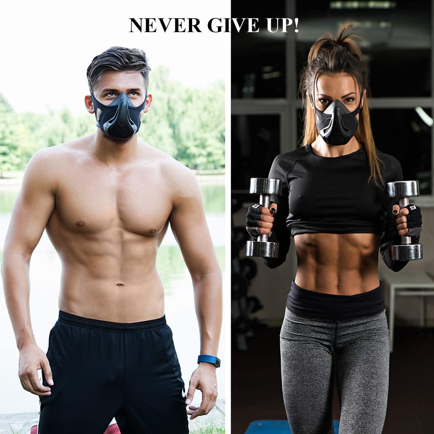Elevation Resistance Training Cardio Workout Sports Mask With 24 levels Vista Shops