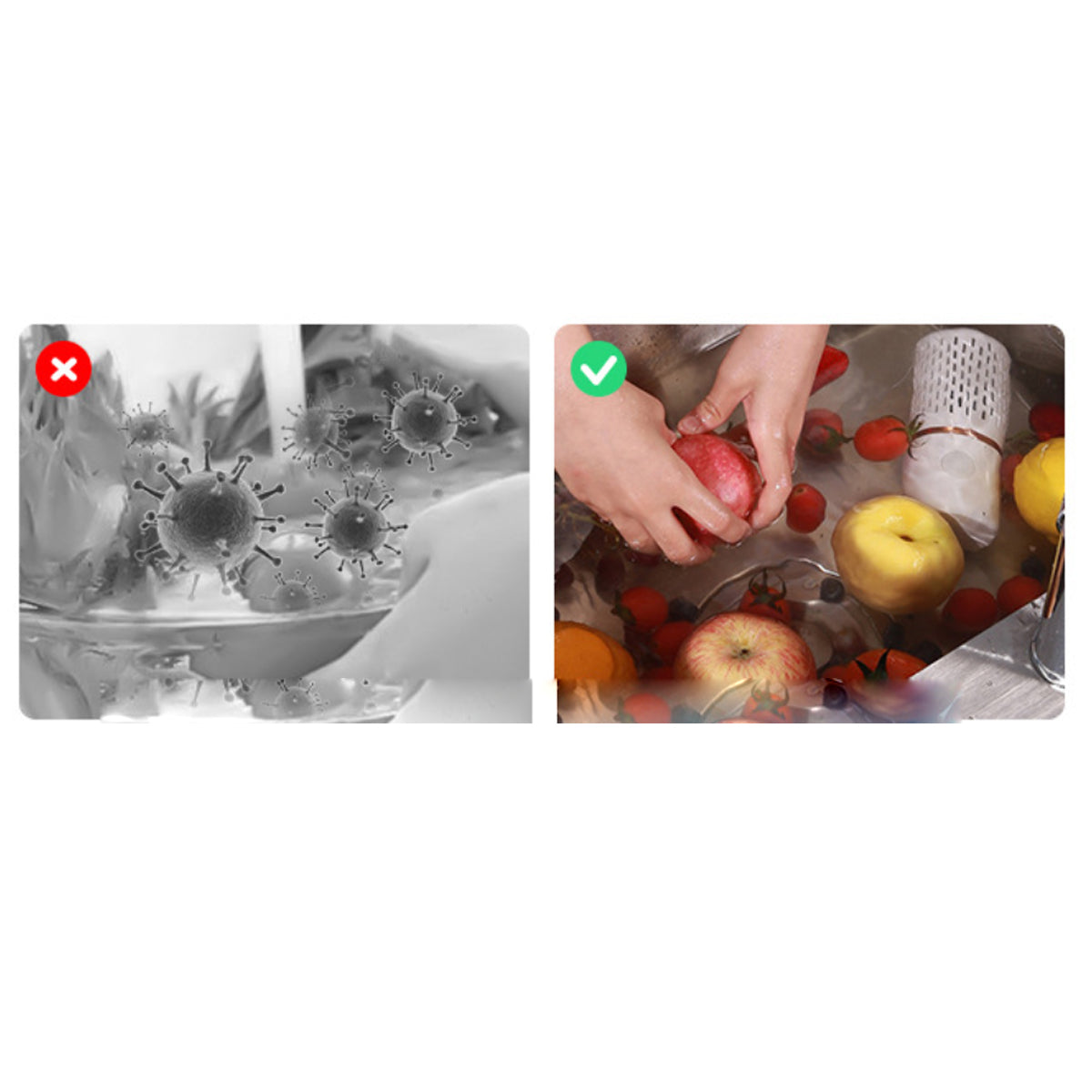 PureTech Ultrasonic Fruits And Veggie Cleaner Vista Shops
